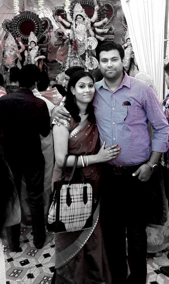 Bhaskar With His Wife