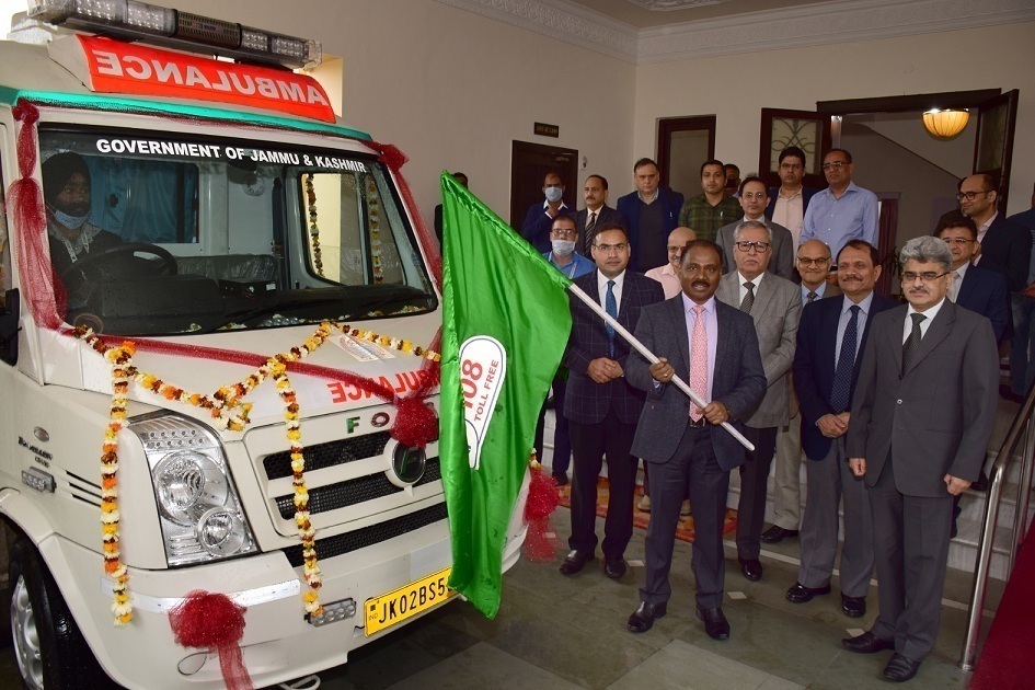 Lt Governor Dedicates 102/108 Free Ambulance Service To The People Of J ...
